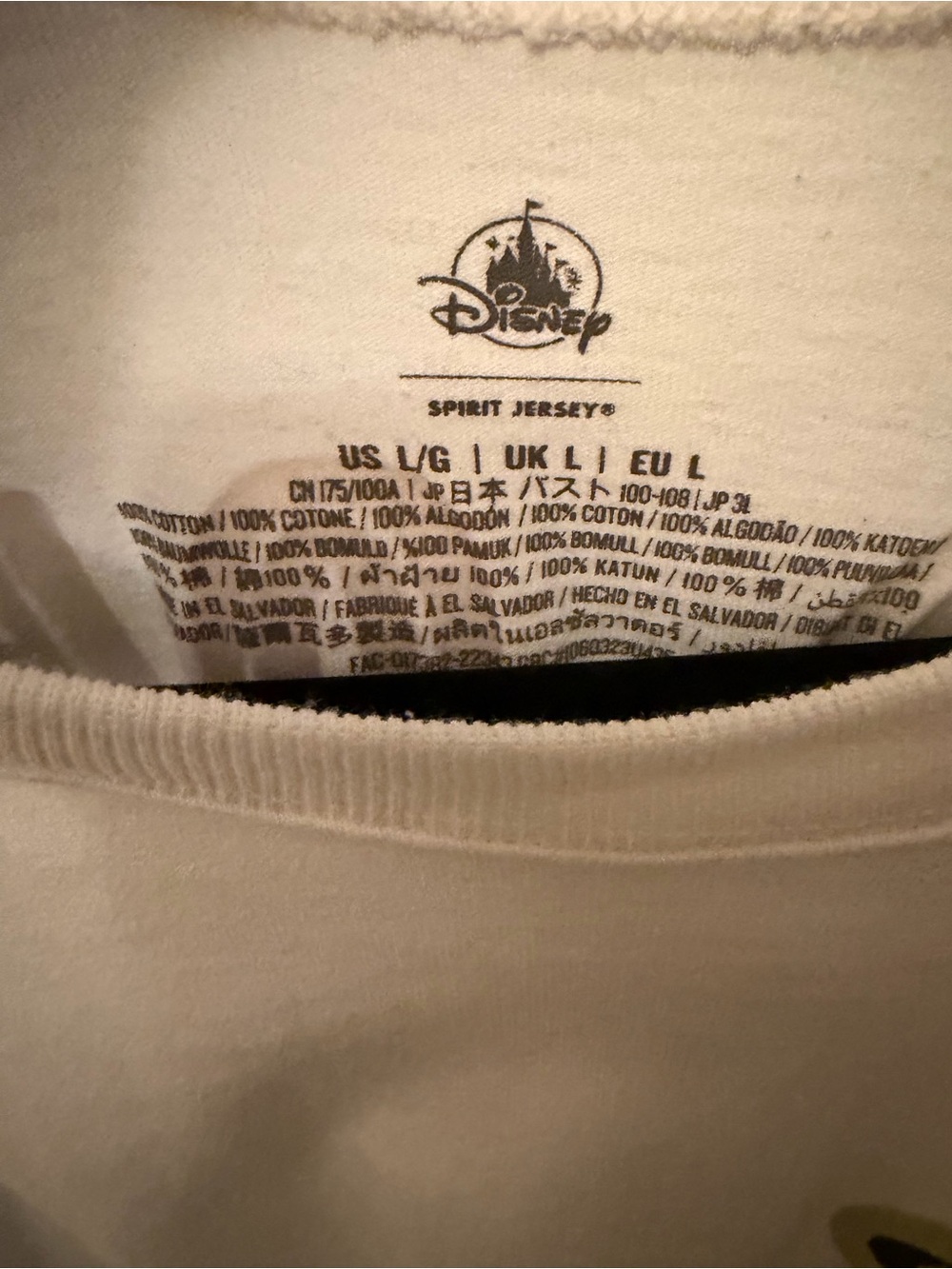Disney Animal kingdom spirit jersey new size L - Picture 2 of 3